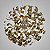 Pendente em Aço Dourado para 12 Lâmpadas 60CM PE-033-12.60DOU - Imagem 1