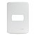 Placa 4x2 com 1 Posto Schneider Miluz S3B77110 - Imagem 1