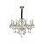 Lustre Maria Thereza com 8 Braços Hevvy SL-9840/H8 Champanhe - Imagem 1