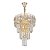 Lustre Versailes Hevvy SL-5681M/H8 Dourado - Imagem 1