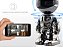 Camera Ip Wifi 2mp 1080p Full Hd Formato Robo Brinquedo áudio visão 360° - Imagem 6