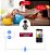 Camera Ip Wifi 2mp 1080p Full Hd Formato Robo Brinquedo áudio visão 360° - Imagem 8