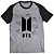 Camiseta BTS Bangtan Boys Logo Autógrafos Kpop Boyband - Imagem 1