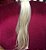 Cabelo loiro ultra claríssimo Martha Hair nº 12, mesclado, natural liso, com coloração (kit com 25g) - Imagem 1