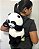 Bolsa Mochila Cabe Celular Pelúcia Urso Panda Fofinho 33 Cm - Imagem 4
