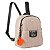 Bolsa De Costa Mochila Garfield nylon crinkle Matelassê Bege - Imagem 1