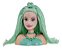 Barbie Mini Busto Styling Head Special Hair Verde - Pupee - Imagem 2