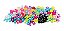 Miçangas Barbie Letras Coloridas 400 Peças Fun 856 - Imagem 2