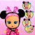 Cry Babies Minnie Rosa Chora De Verdade Multikids Com Cabelo - Imagem 9
