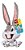 Pelucia Looney Tunes Pernalonga 42 Cm - Babybrink - Imagem 1