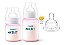 Kit Mamadeira Avent 125/260ml Anti-colic Rosa + Bico N.4 - Imagem 1