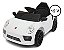 Carro Elétrico Motorizado Mini Porsche Luxo Branco Com Som - Imagem 1