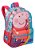 Mochila Escolar Infantil Feminina Peppa Pig Rosa Sestini - Imagem 1