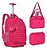 Kit Mochila Estojo Lancheira Rebecca Bonbon Rodinhas Pink - Imagem 1