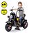 Moto Motinho Elétrica Infantil Tipo Harley Bateria 6 V Preta - Imagem 2