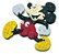 Quebra Cabeça De Madeira Mdf Mickey Disney 26 Peças Alfabeto - Imagem 1