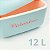 Caixa Térmica Polarbox Premium Retro 12l - Celeste E Marrom - Imagem 2