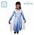 Vestido Infantil Elsa Fantasia, Disney Filme Frozen 2 Tam G - Imagem 1