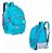 Mochila Rebecca Bon Miçangas Color Pop Lancheira Estojo Azul - Imagem 3