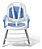 Cadeira Alimentacao Portatil Refeição Bebe Cadeirinha Azul - Imagem 5