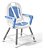 Cadeira Alimentacao Portatil Refeição Bebe Cadeirinha Azul - Imagem 4