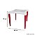 Mesa De Atividade Infantil Avengers Vingadores C/ Cadeirinha - Imagem 4