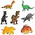 Coleção Estica E Puxa Dinossauro Macio Sortido Zoop Toys - Imagem 1