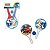 Kit Raquete Com Bolinha Frescobol Sonic Líder Brinquedos - Imagem 1