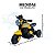 Mini Moto Elétrica Amarela 6v C/ Led E Marcha Ré Bang Toys - Imagem 6
