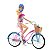 Boneca Barbie Loira Playset Passeio De Bicicleta - Mattel - Imagem 1