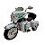 Moto Elétrica Infantil Road Custom Estrada 12v Branca - Bang Toys - Imagem 5