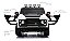 Mini Veiculo Eletrico Jipe Off Road 4x4 Branco Som E Luz 643 - Imagem 3