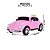 Carrinho Elétrico Infantil Fusca Beetle Rosa Volkswagen 12v - Imagem 4