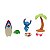 Boneco Stitch 5cm Surfe Com Acessórios Hang Ten Sunny - Imagem 3