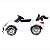 Carro Elétrico Esportivo Branco 6v Com Controle Remoto Shiny - Imagem 2