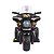 Motocicleta Policial Elétrica Infantil Preta 6v - Shiny Toys - Imagem 2