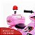 Motocicleta Policial Elétrica Infantil Rosa 6v - Shiny Toys - Imagem 9