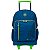 Mochila De Rodinhas College Bike Azul E Verde - Xeryus - Imagem 3