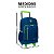 Mochila De Rodinhas College Bike Azul E Verde - Xeryus - Imagem 5