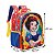 Mochila Escolar 16 Princesa Da Disney Branca De Neve Xeryus - Imagem 5