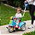 Triciclo De Pedal 2 Em 1 Motoca Infantil Avespa Colorido - Imagem 2