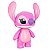 Boneco Angel Stitch Disney Articulado Rosa Elka 19cm - Imagem 4