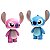 Kit Bonecos Stitch E Angel Tamanho Grande 24cm Original Elka - Imagem 1
