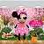 Boneca Minnie Conta Histórias Elka 26cm Rosa Com Copo - Imagem 5