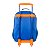 Mochila Com Rodas 16' Pokémon Pikachu Laranja E Azul Xeryus - Imagem 3