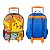 Mochila Com Rodas 16' Pokémon Pikachu Laranja E Azul Xeryus - Imagem 5