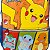 Mochila Com Rodas 16' Pokémon Pikachu Laranja E Azul Xeryus - Imagem 7