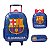 Kit Escolar Barcelona Mochila De Rodas + Lancheira + Estojo - Imagem 1