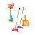 Brinquedo Kit Limpeza Infantil Vassourinha Rodinha E Pázinha - Imagem 8