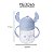 Caneca Copo De Treinamento Infantil Com Canudo Stitch 350 Ml - Imagem 5